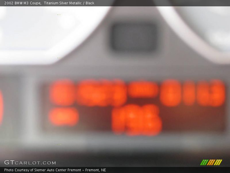 Titanium Silver Metallic / Black 2002 BMW M3 Coupe