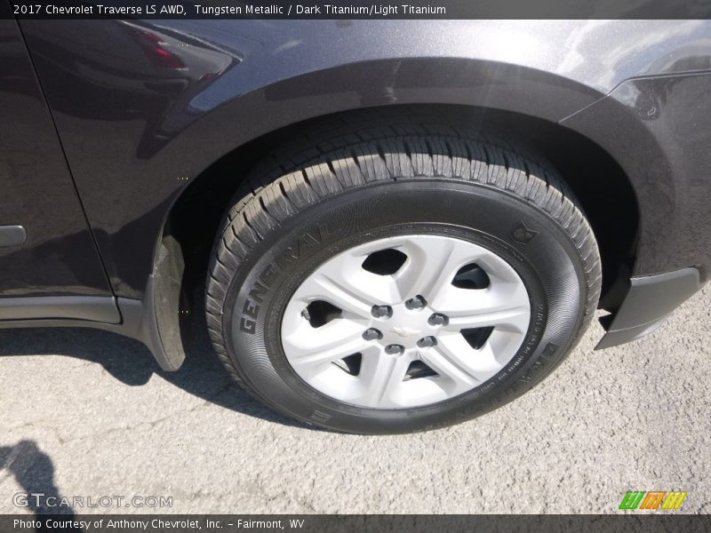 Tungsten Metallic / Dark Titanium/Light Titanium 2017 Chevrolet Traverse LS AWD