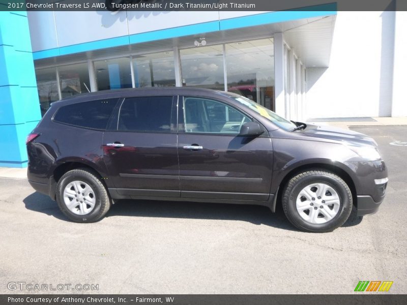 Tungsten Metallic / Dark Titanium/Light Titanium 2017 Chevrolet Traverse LS AWD