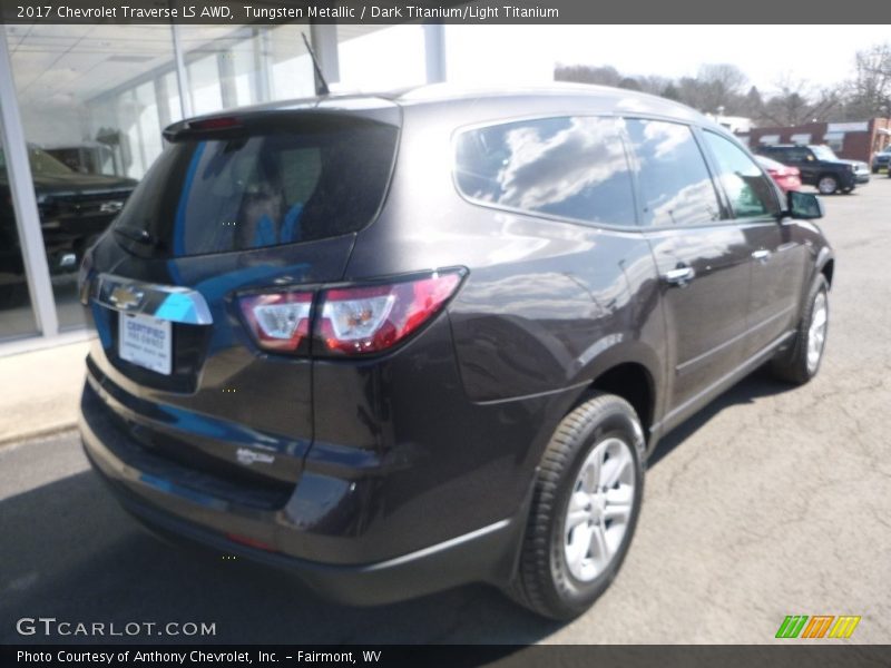 Tungsten Metallic / Dark Titanium/Light Titanium 2017 Chevrolet Traverse LS AWD