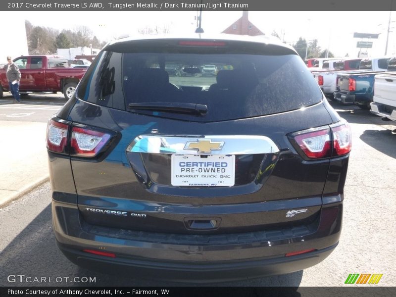 Tungsten Metallic / Dark Titanium/Light Titanium 2017 Chevrolet Traverse LS AWD