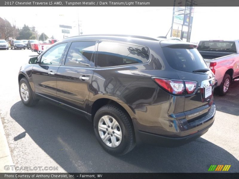 Tungsten Metallic / Dark Titanium/Light Titanium 2017 Chevrolet Traverse LS AWD