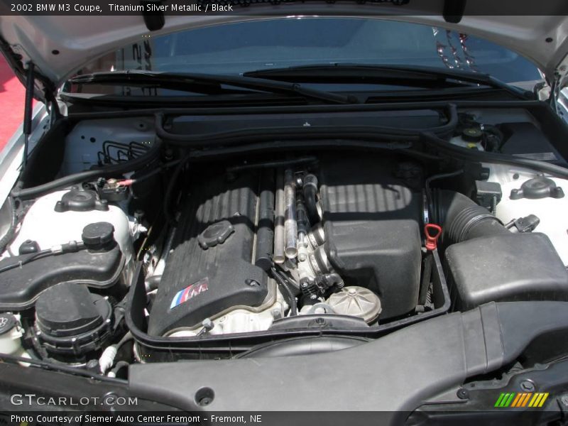 Titanium Silver Metallic / Black 2002 BMW M3 Coupe