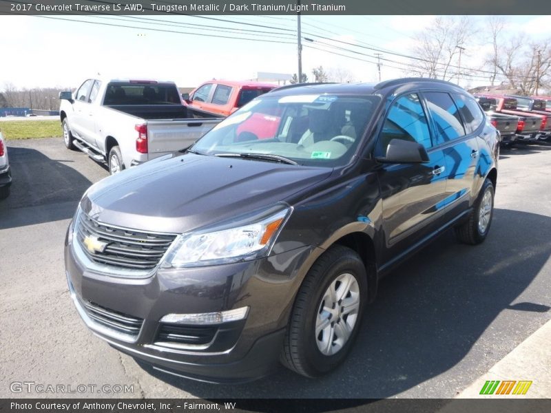 Tungsten Metallic / Dark Titanium/Light Titanium 2017 Chevrolet Traverse LS AWD