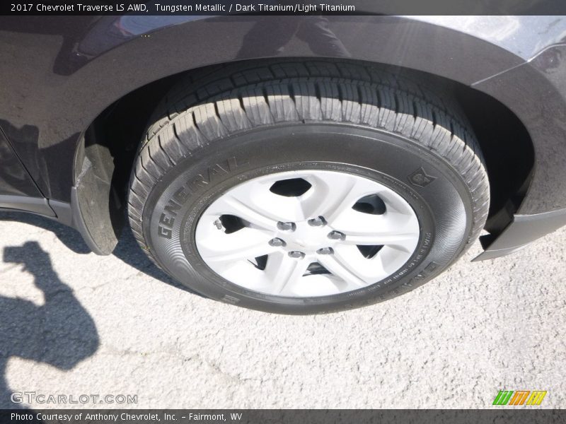 Tungsten Metallic / Dark Titanium/Light Titanium 2017 Chevrolet Traverse LS AWD