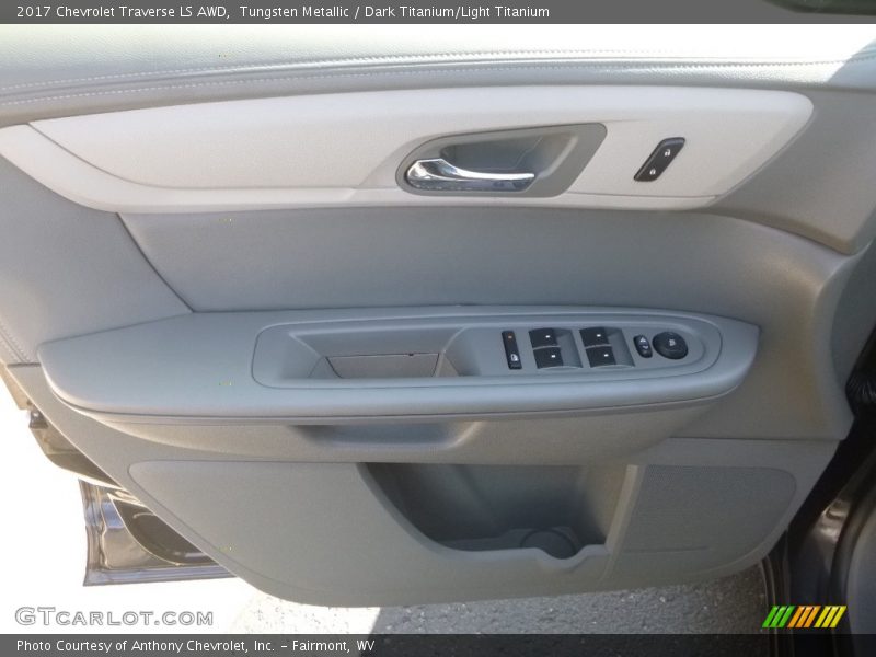 Tungsten Metallic / Dark Titanium/Light Titanium 2017 Chevrolet Traverse LS AWD
