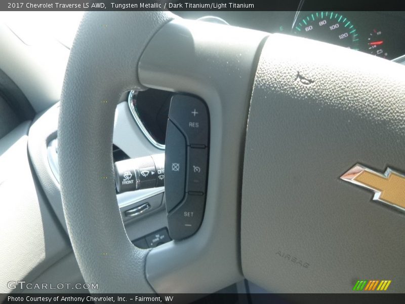 Tungsten Metallic / Dark Titanium/Light Titanium 2017 Chevrolet Traverse LS AWD