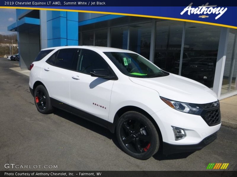 Summit White / Jet Black 2019 Chevrolet Equinox LT AWD