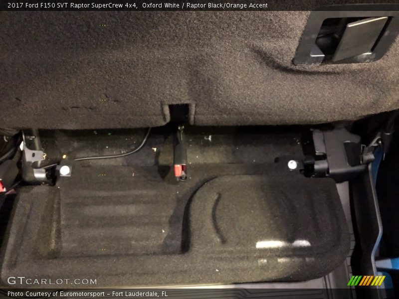 Oxford White / Raptor Black/Orange Accent 2017 Ford F150 SVT Raptor SuperCrew 4x4