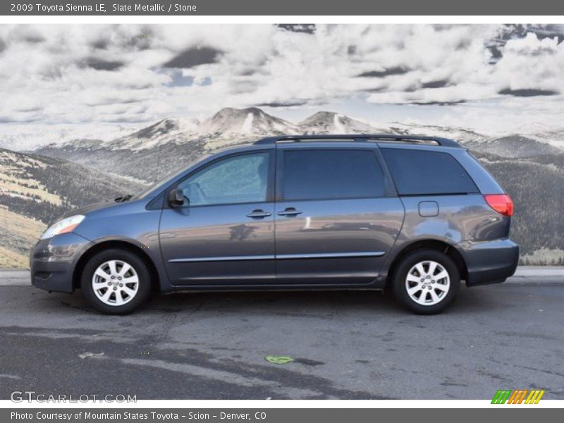 Slate Metallic / Stone 2009 Toyota Sienna LE