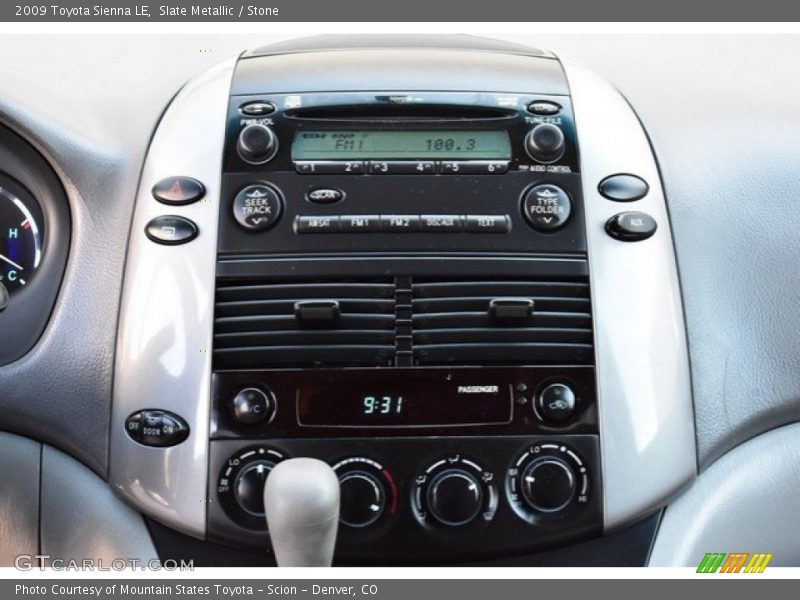 Slate Metallic / Stone 2009 Toyota Sienna LE