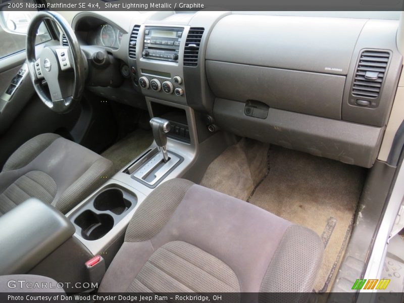 Silver Lightning Metallic / Graphite 2005 Nissan Pathfinder SE 4x4