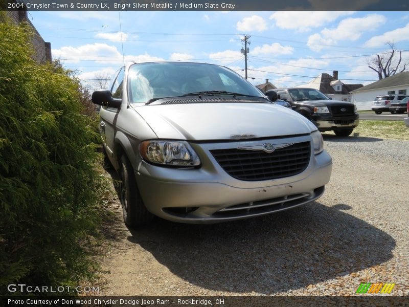 Bright Silver Metallic / Medium Slate Gray 2004 Chrysler Town & Country LX