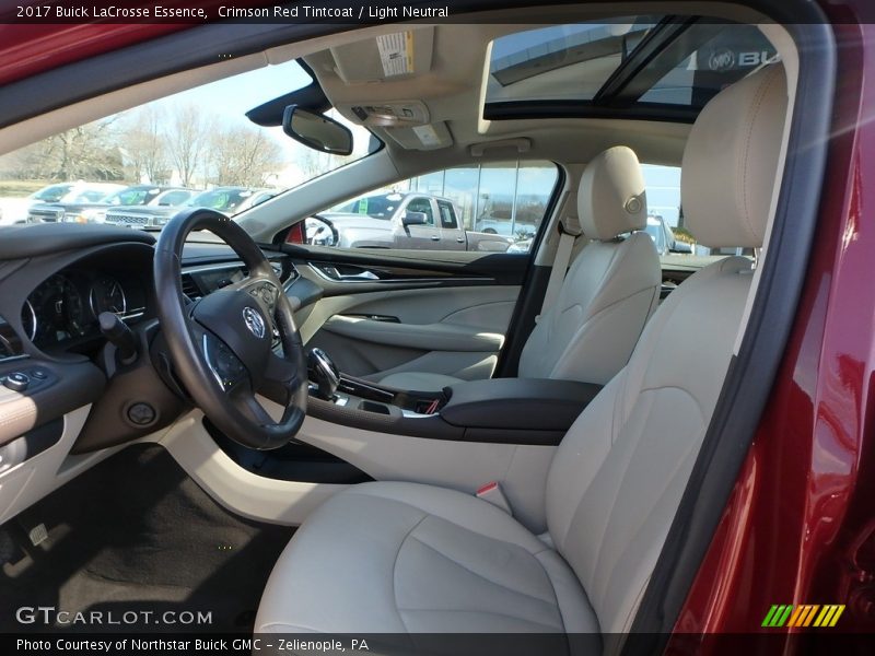 Crimson Red Tintcoat / Light Neutral 2017 Buick LaCrosse Essence