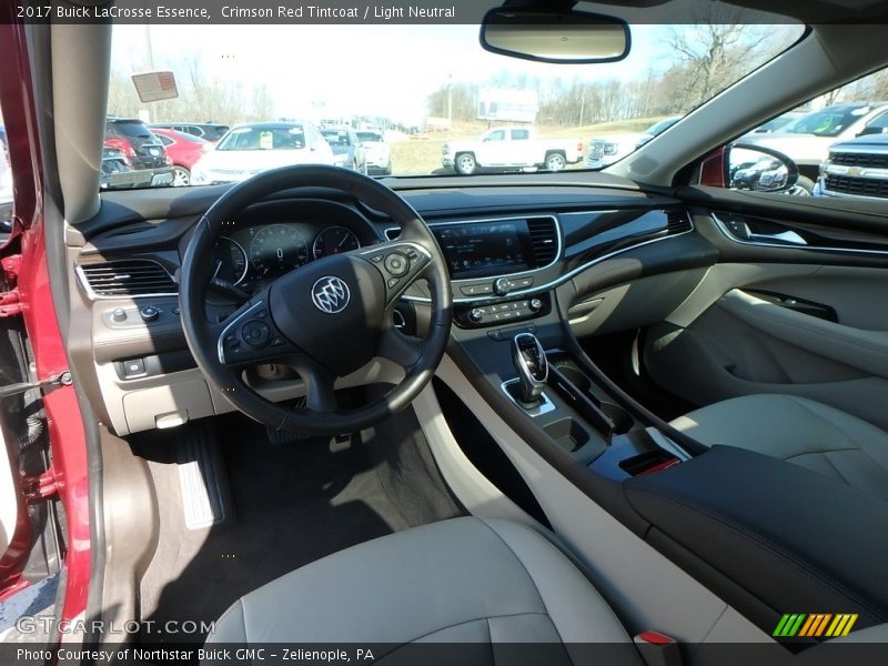 Crimson Red Tintcoat / Light Neutral 2017 Buick LaCrosse Essence