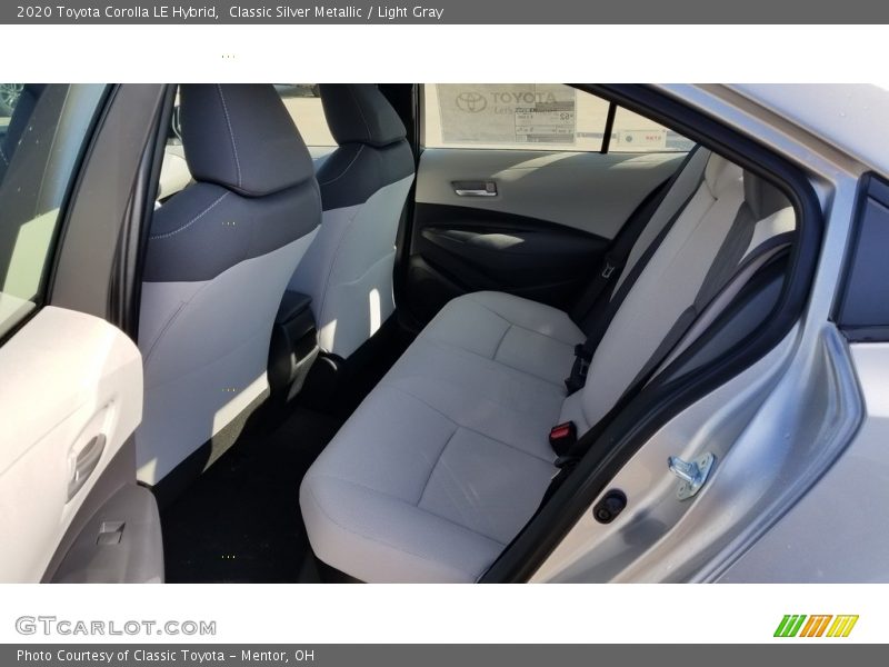Rear Seat of 2020 Corolla LE Hybrid