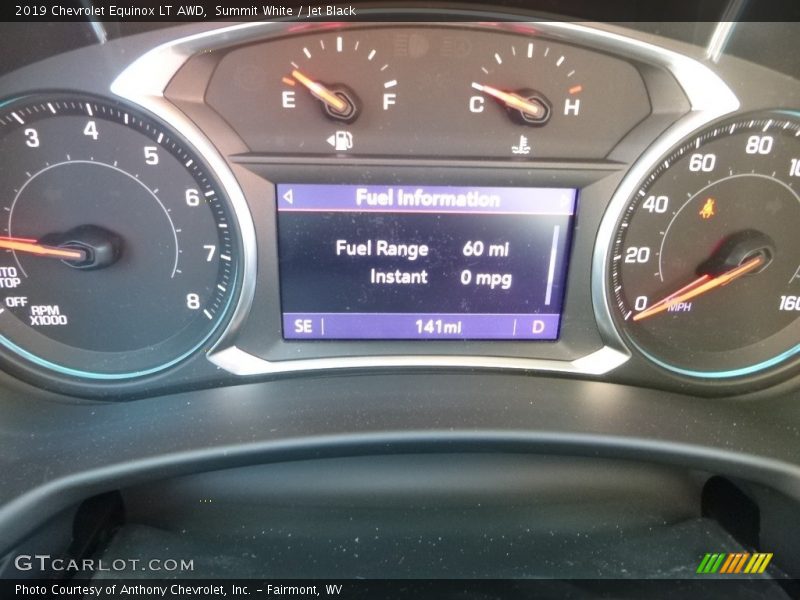 Summit White / Jet Black 2019 Chevrolet Equinox LT AWD