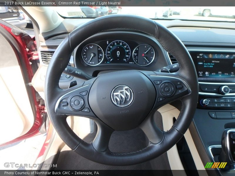 Crimson Red Tintcoat / Light Neutral 2017 Buick LaCrosse Essence