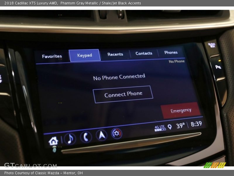 Phantom Gray Metallic / Shale/Jet Black Accents 2018 Cadillac XTS Luxury AWD