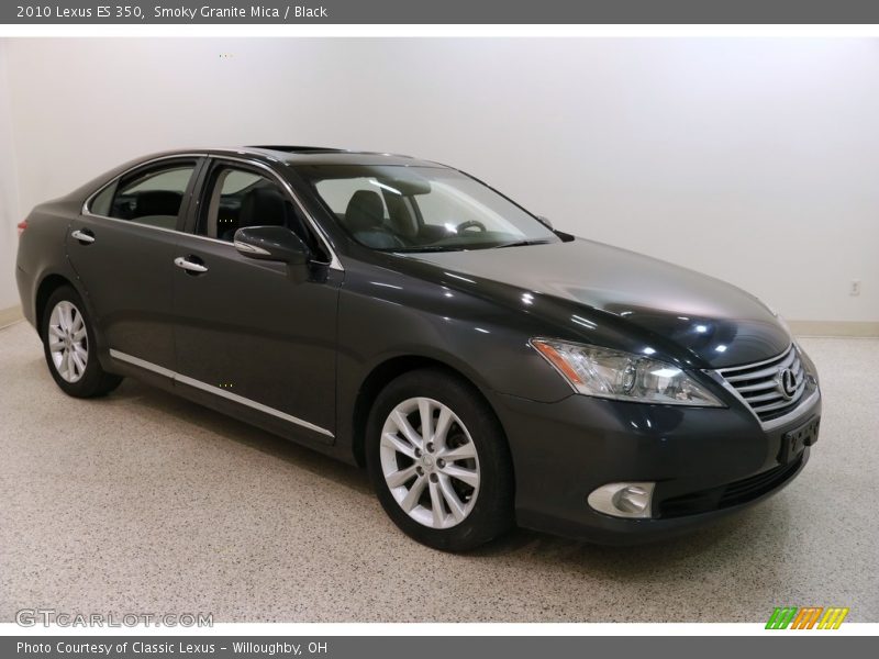 Smoky Granite Mica / Black 2010 Lexus ES 350