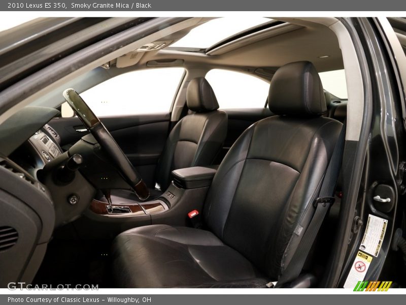 Smoky Granite Mica / Black 2010 Lexus ES 350