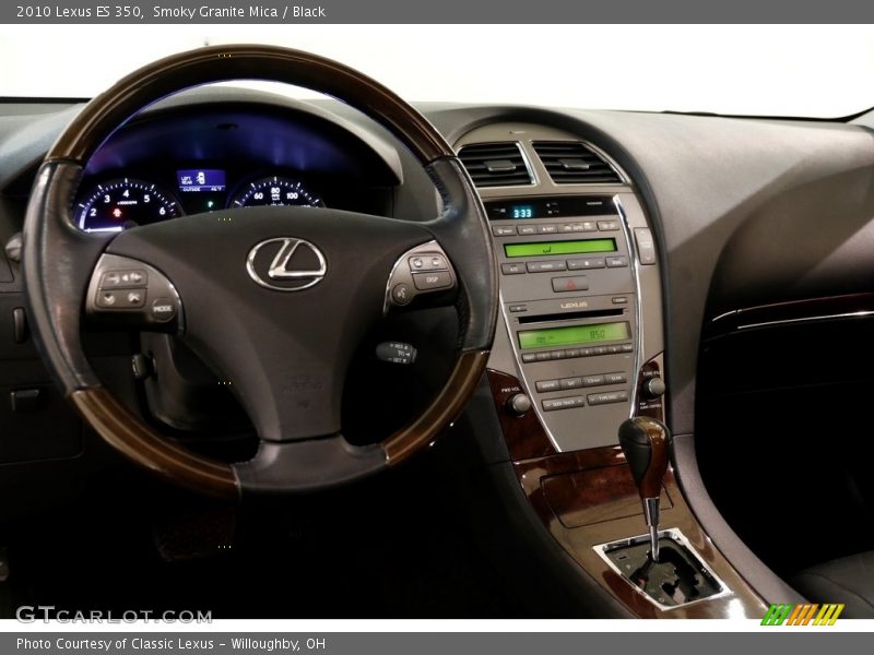 Smoky Granite Mica / Black 2010 Lexus ES 350