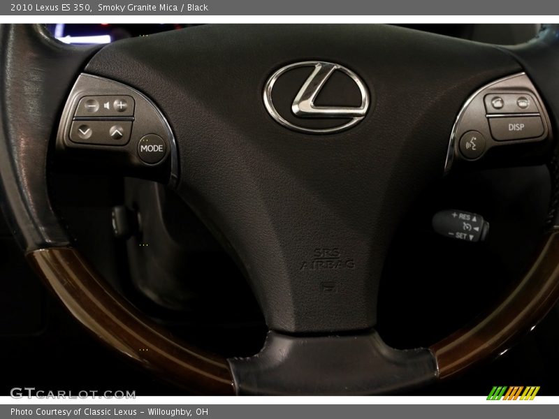 Smoky Granite Mica / Black 2010 Lexus ES 350