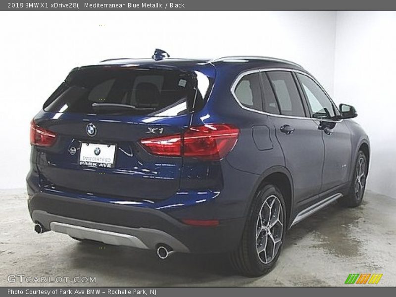 Mediterranean Blue Metallic / Black 2018 BMW X1 xDrive28i