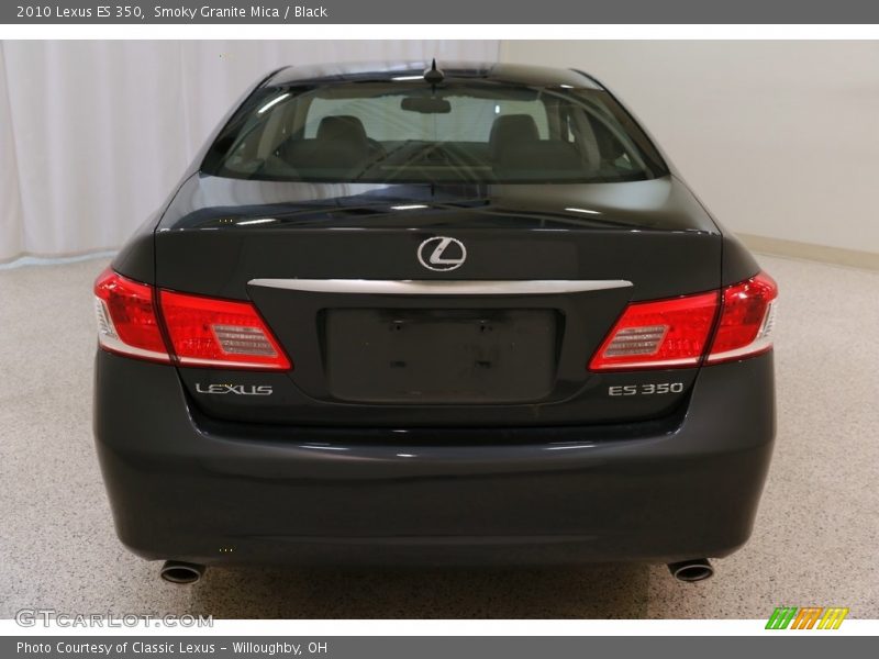 Smoky Granite Mica / Black 2010 Lexus ES 350