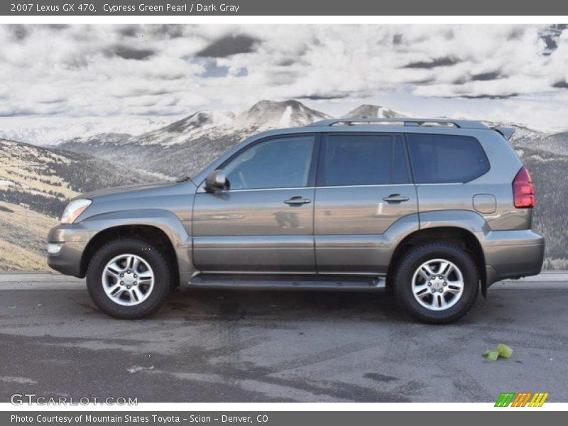 Cypress Green Pearl / Dark Gray 2007 Lexus GX 470
