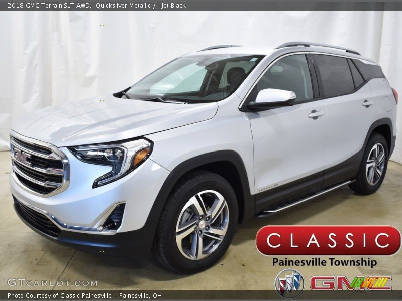 Quicksilver Metallic / ­Jet Black 2018 GMC Terrain SLT AWD