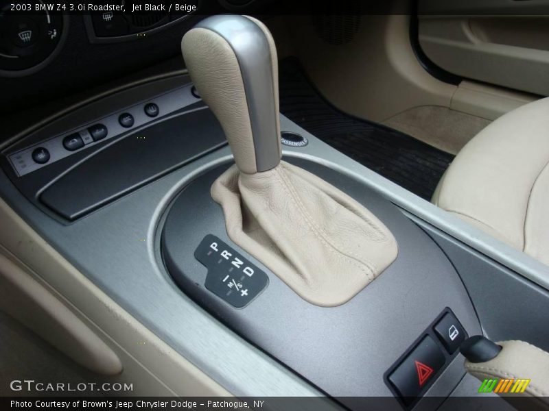 Jet Black / Beige 2003 BMW Z4 3.0i Roadster