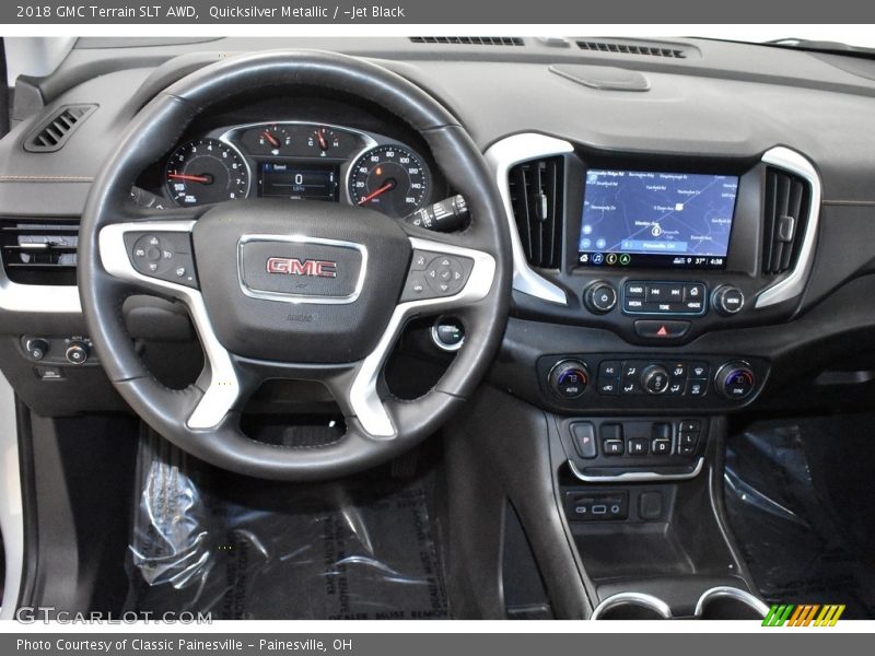 Quicksilver Metallic / ­Jet Black 2018 GMC Terrain SLT AWD