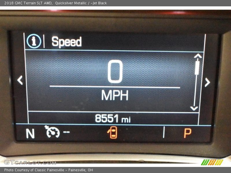 Quicksilver Metallic / ­Jet Black 2018 GMC Terrain SLT AWD