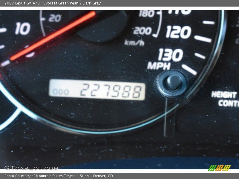 Cypress Green Pearl / Dark Gray 2007 Lexus GX 470