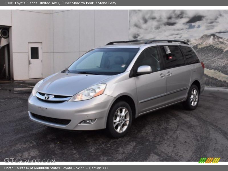 Silver Shadow Pearl / Stone Gray 2006 Toyota Sienna Limited AWD