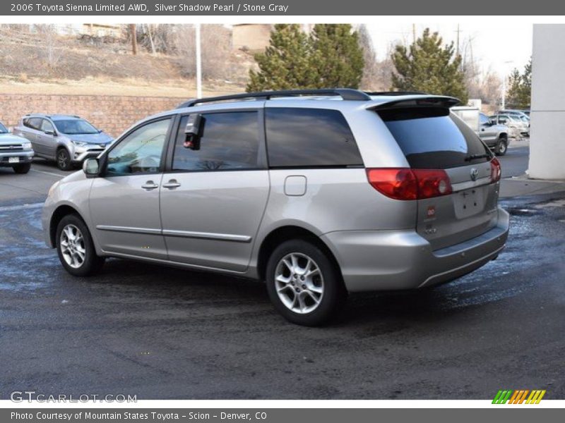 Silver Shadow Pearl / Stone Gray 2006 Toyota Sienna Limited AWD
