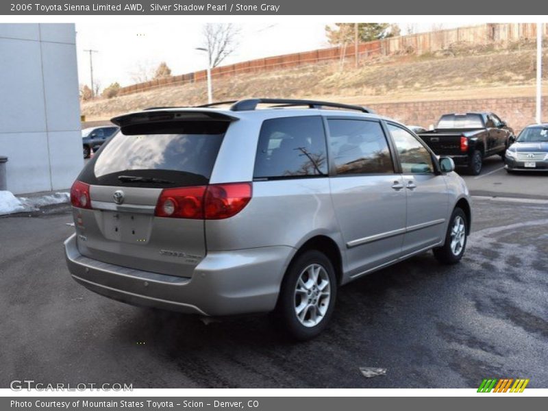 Silver Shadow Pearl / Stone Gray 2006 Toyota Sienna Limited AWD