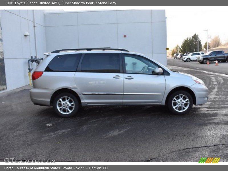 Silver Shadow Pearl / Stone Gray 2006 Toyota Sienna Limited AWD