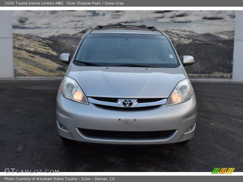 Silver Shadow Pearl / Stone Gray 2006 Toyota Sienna Limited AWD
