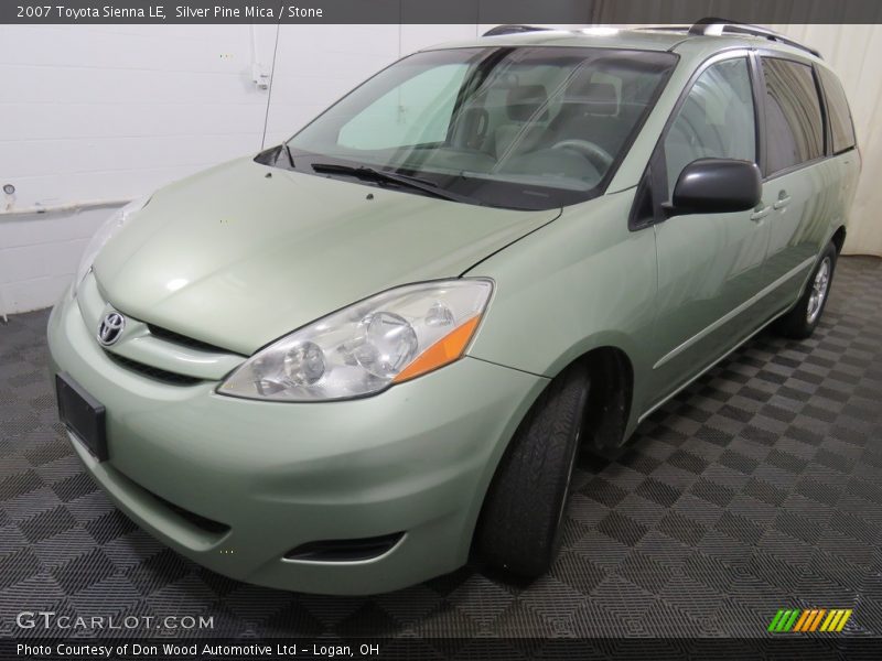 Silver Pine Mica / Stone 2007 Toyota Sienna LE