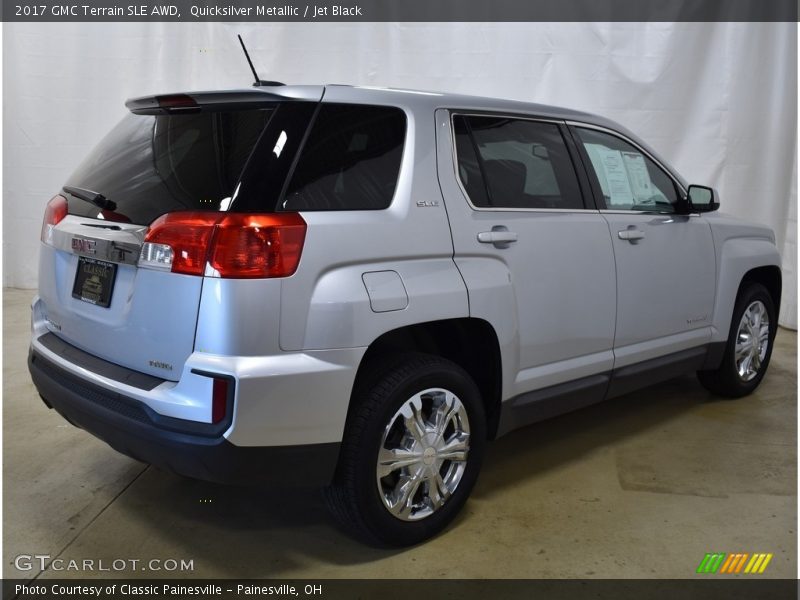 Quicksilver Metallic / Jet Black 2017 GMC Terrain SLE AWD