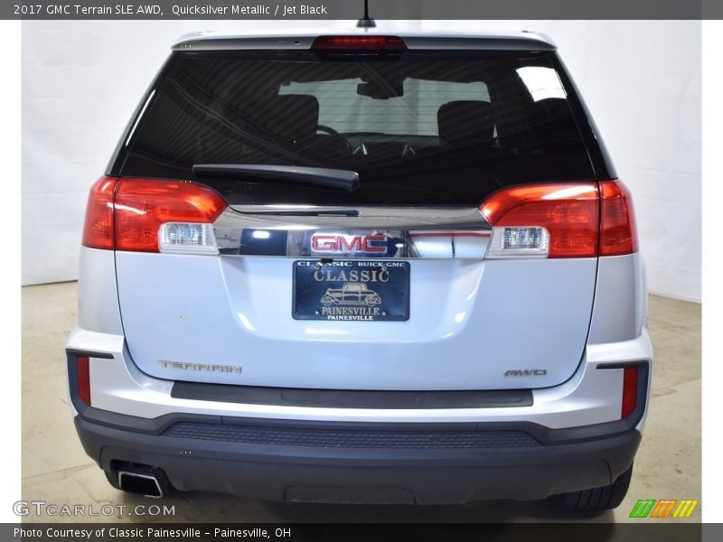 Quicksilver Metallic / Jet Black 2017 GMC Terrain SLE AWD