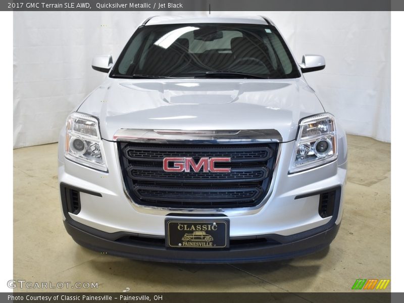 Quicksilver Metallic / Jet Black 2017 GMC Terrain SLE AWD