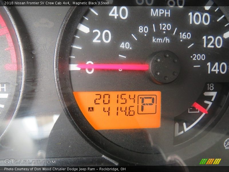 Magnetic Black / Steel 2018 Nissan Frontier SV Crew Cab 4x4