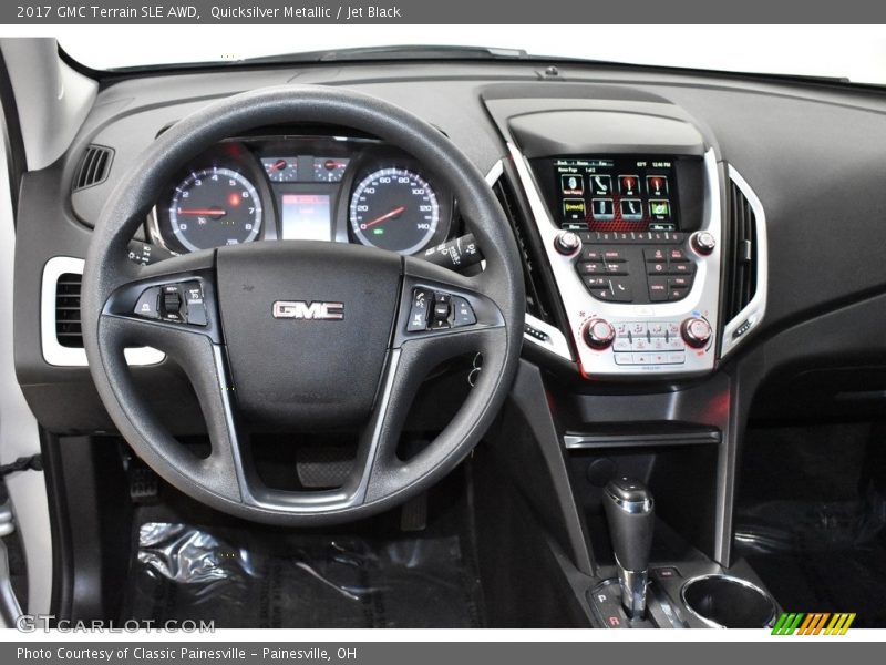 Quicksilver Metallic / Jet Black 2017 GMC Terrain SLE AWD