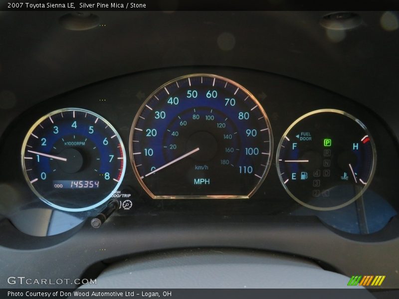 Silver Pine Mica / Stone 2007 Toyota Sienna LE