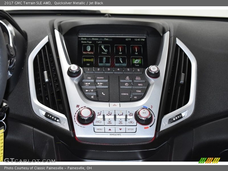 Quicksilver Metallic / Jet Black 2017 GMC Terrain SLE AWD