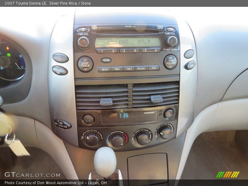 Silver Pine Mica / Stone 2007 Toyota Sienna LE