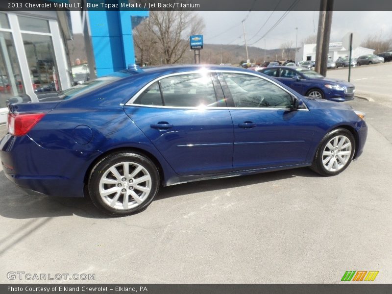 Blue Topaz Metallic / Jet Black/Titanium 2013 Chevrolet Malibu LT